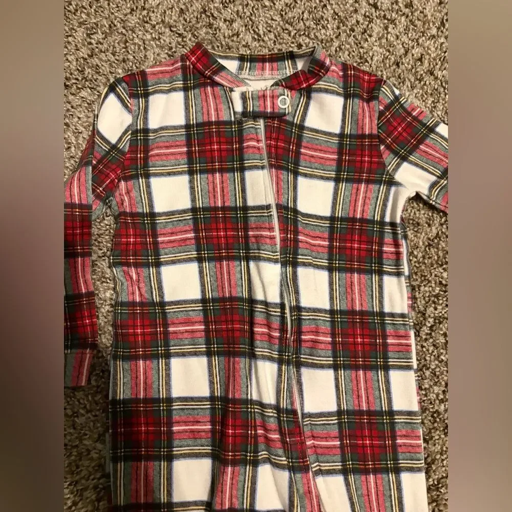 Stewart Plaid Organic Cotton Baby Pajama – 12–18 Months